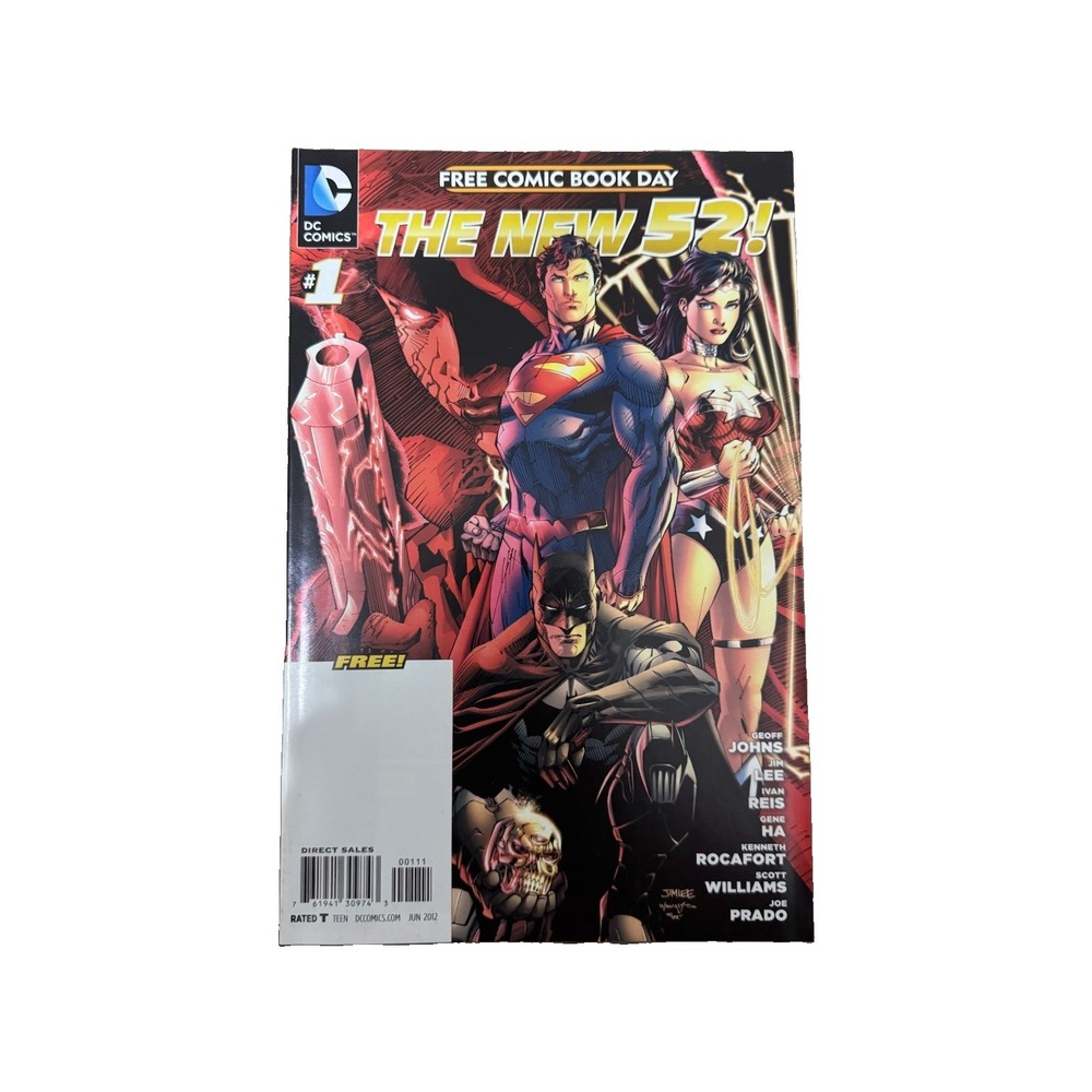 DC Comics The New 52 #1 FCBD 2012 1st Simon Baz Green Lantern Jim Lee
